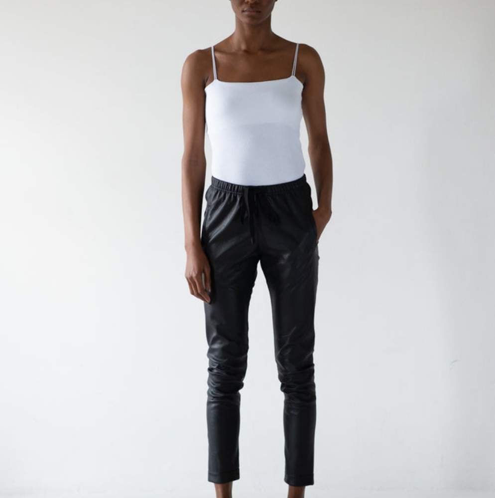 Cog the Big Smoke vegan leather joggers size M